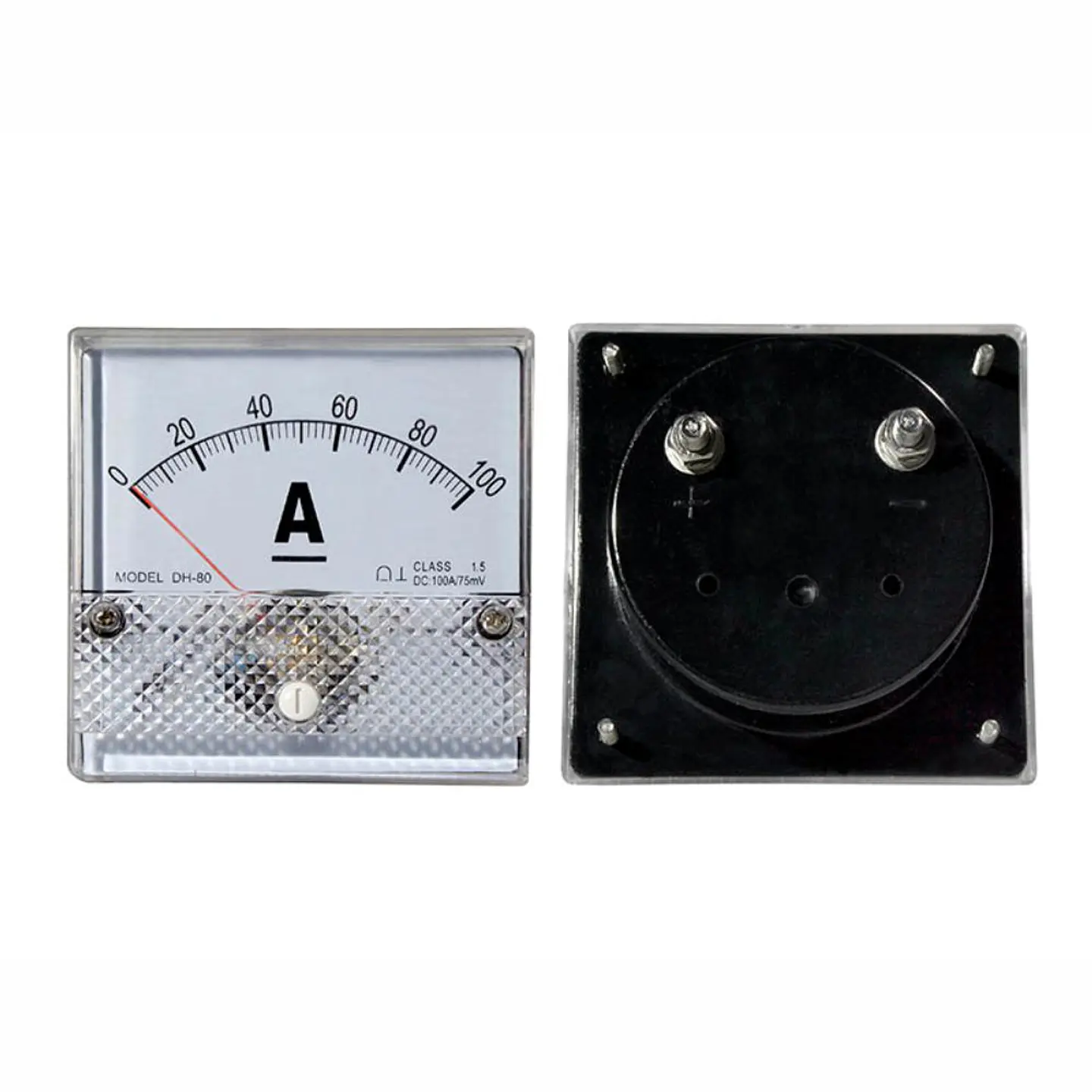 Amperímetro Analógico de Painel 100A DC 1