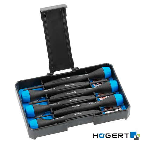 Conjunto de 6 Chaves de Precisão VDE 1000V HOGERT
