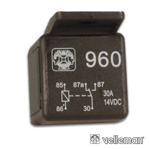RELÉ 12VDC INVERSOR UNIPOLAR 30A/12V