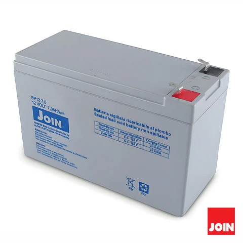 Bateria Chumbo AGM 12V 7A Faston 6.3mm