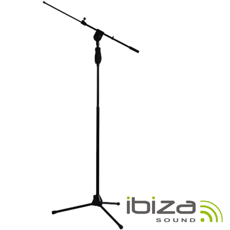 SUPORTE P/ MICROFONE UNIVERSAL PRETO IBIZA 1