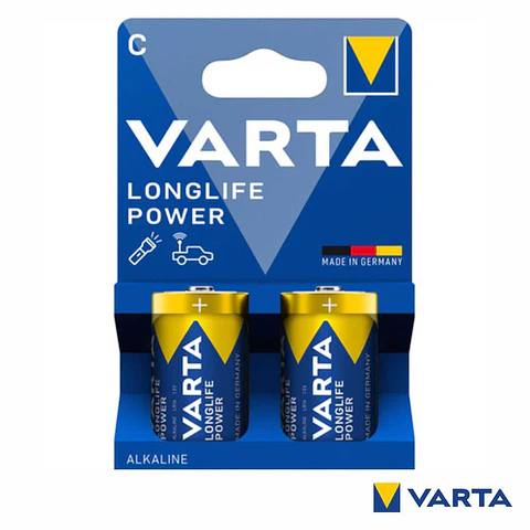 Pilha Alcalina LR14/C 1.5V 2x Blister VARTA