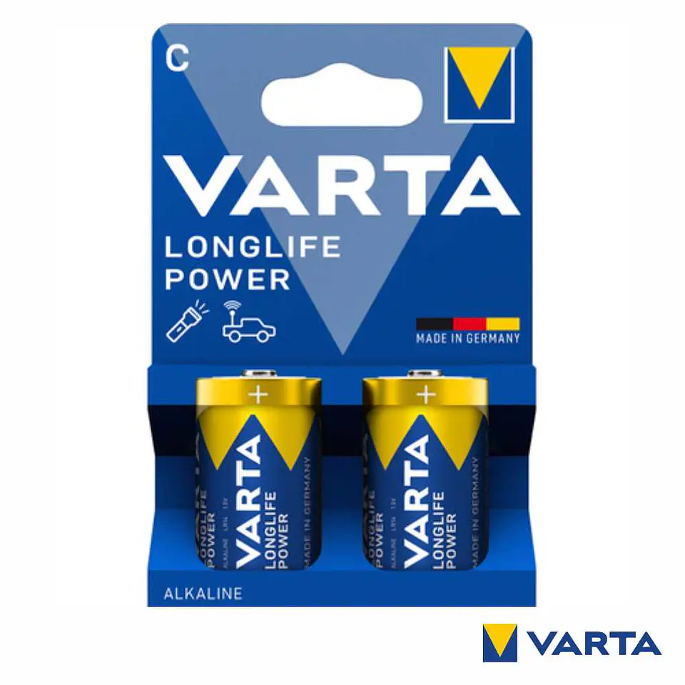 Pilha Alcalina LR14/C 1.5V 2x Blister VARTA 1