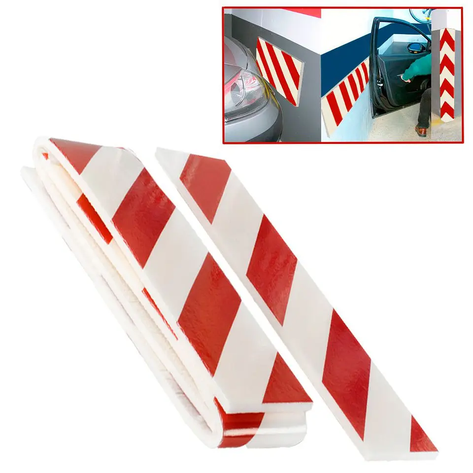 2 Autocolantes Adesivos Anti Choques 1m/13.7cm 1