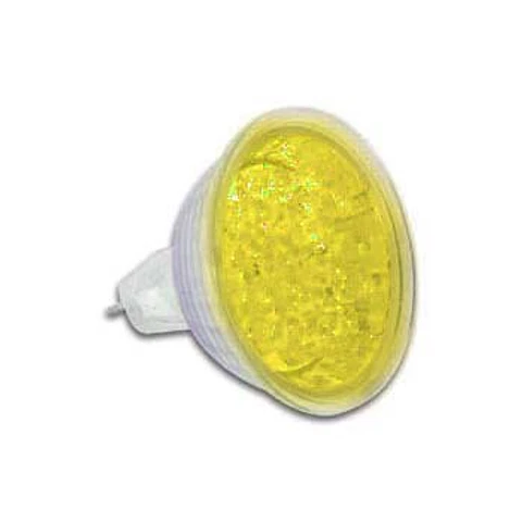 LÂMPADA MR16 12V 18 LEDS AMARELA VELLEMAN