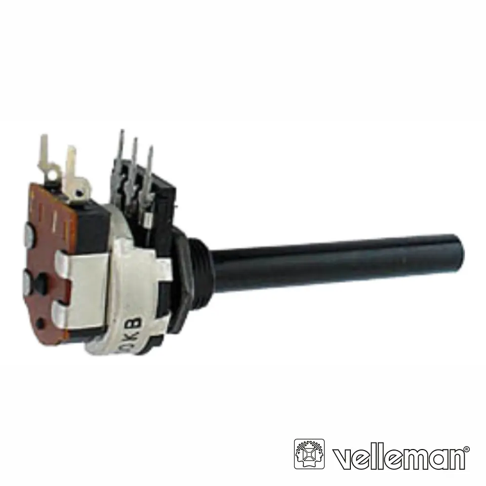 POTENCIÓMETRO LOGARITMICO 100K C/INTERRUPTOR 1