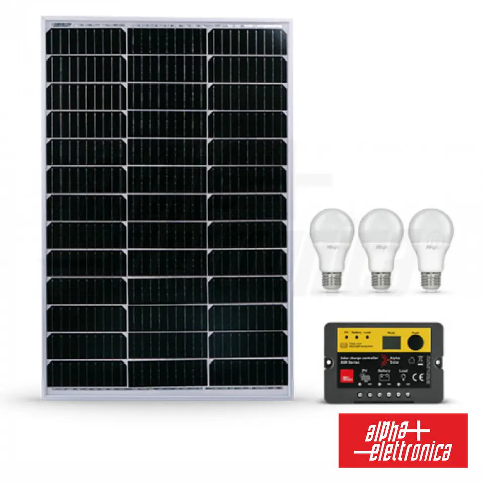 Kit Fotovoltaico 80W 12V S/ Bateria JOIN 1