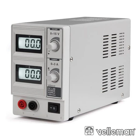 FONTE DE ALIMENTAÇÃO DIGITAL 0-15V / 0-3A VELLEMAN