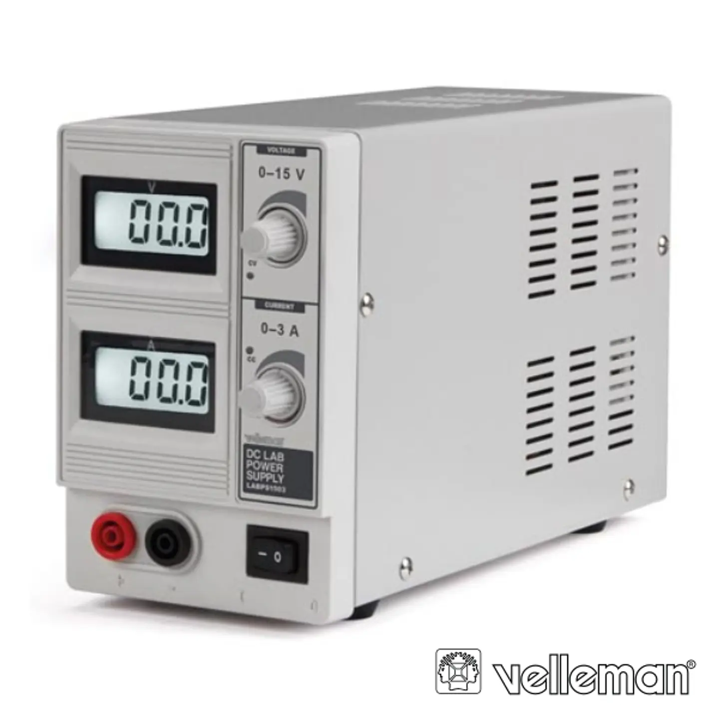 FONTE DE ALIMENTAÇÃO DIGITAL 0-15V / 0-3A VELLEMAN 1