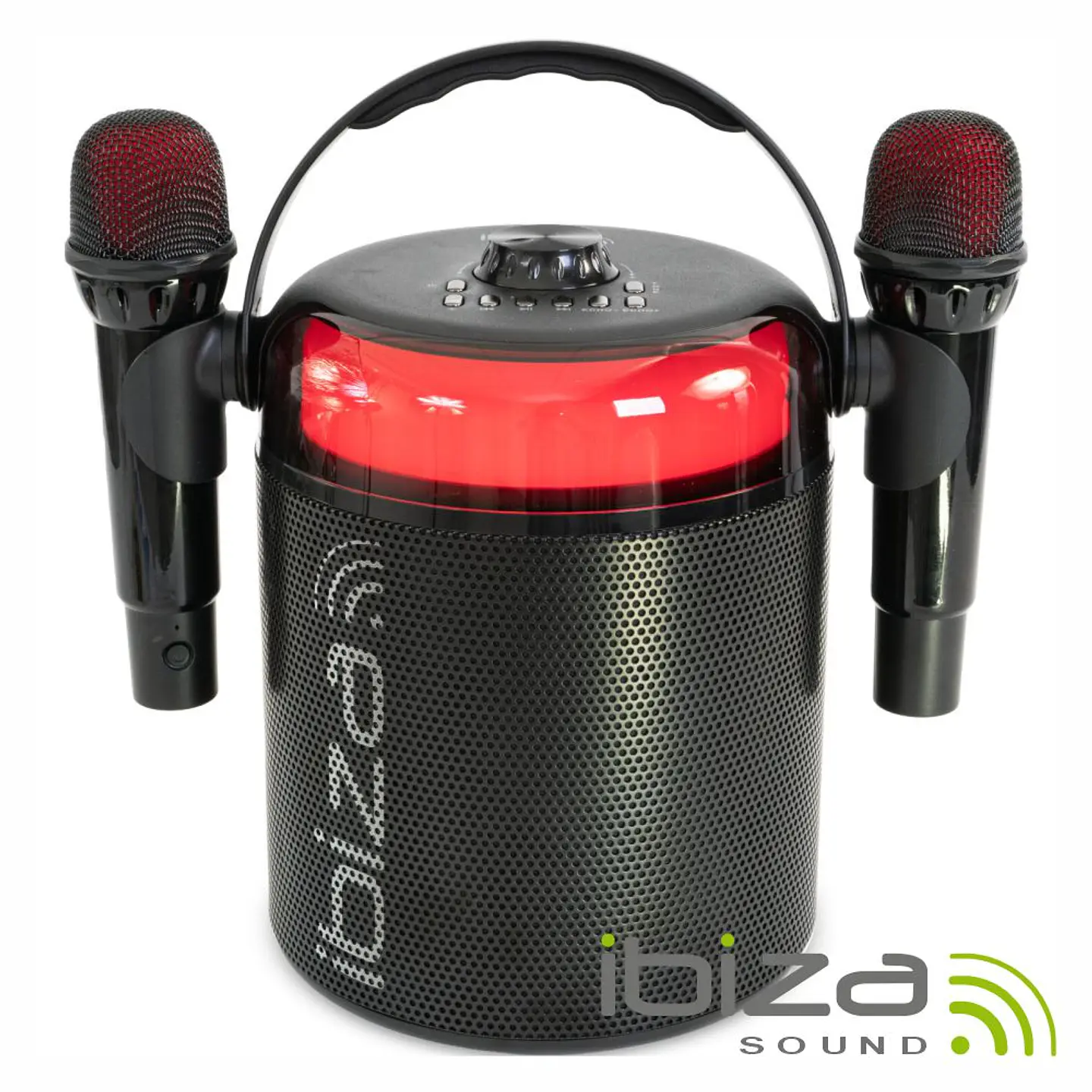 Coluna Portátil C/ 2x Micro S/ Fios 120W BT/AUX/USB/SD/COAX 1