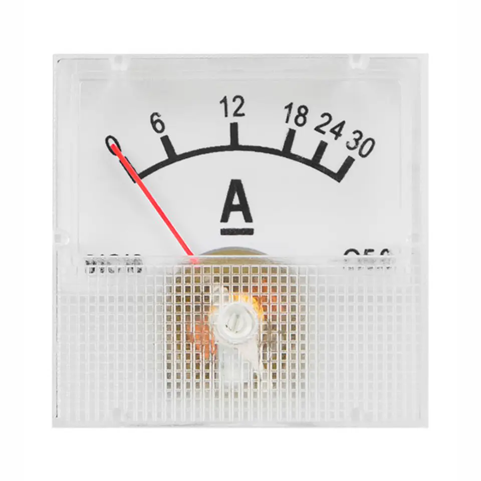 Amperímetro Analógico de Painel 30A DC 1