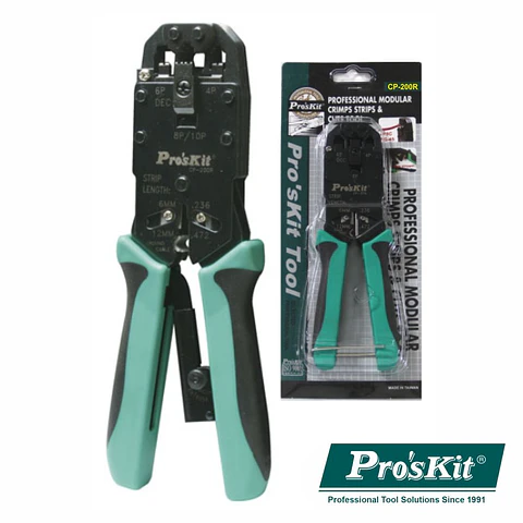 ALICATE DE CRAVAR RJ45/RJ11/RJ12/RJ22 PROSKIT