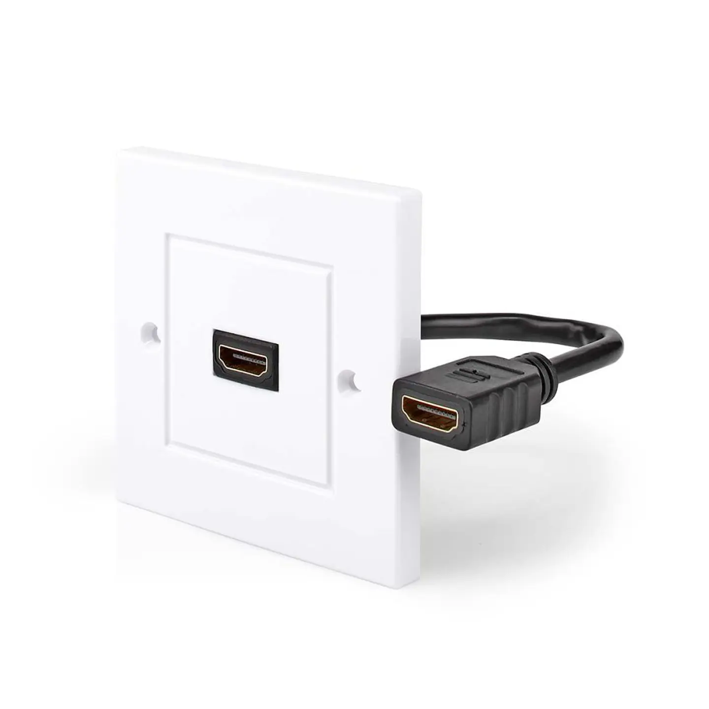 Ficha Adaptadora HDMI Fêmea / Fêmea Embutir Parede 1