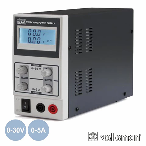 FONTE DE ALIMENTAÇÃO DIGITAL 0-30V / 0-5A VELLEMAN