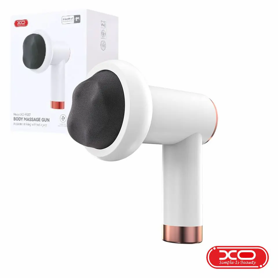 Massajador Corporal Portátil C/ 5 Acessórios 5W 1200mAh XO 1