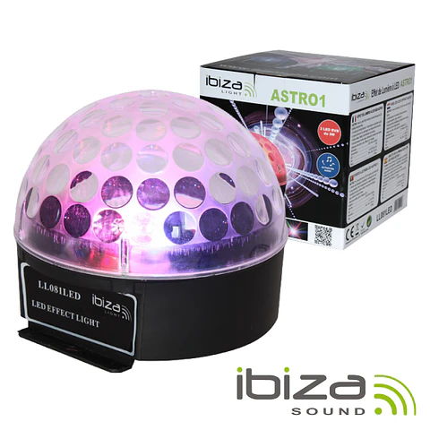 PROJETOR LUZ C/ 3 LEDS RGB 3W MIC IBIZA