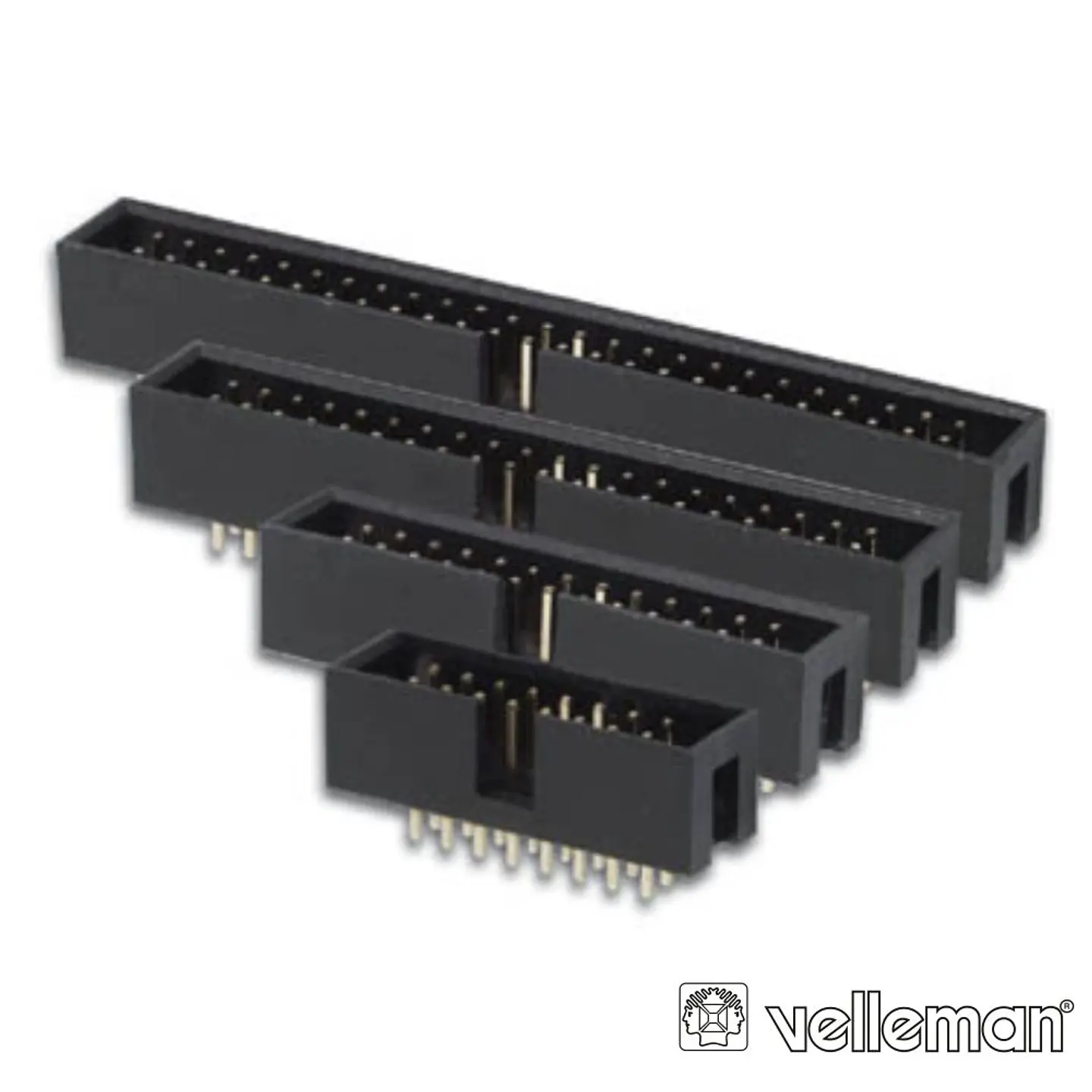 Ficha Conectora Macho P/ Ci Recto 2.54mm 26p VELLEMAN 1