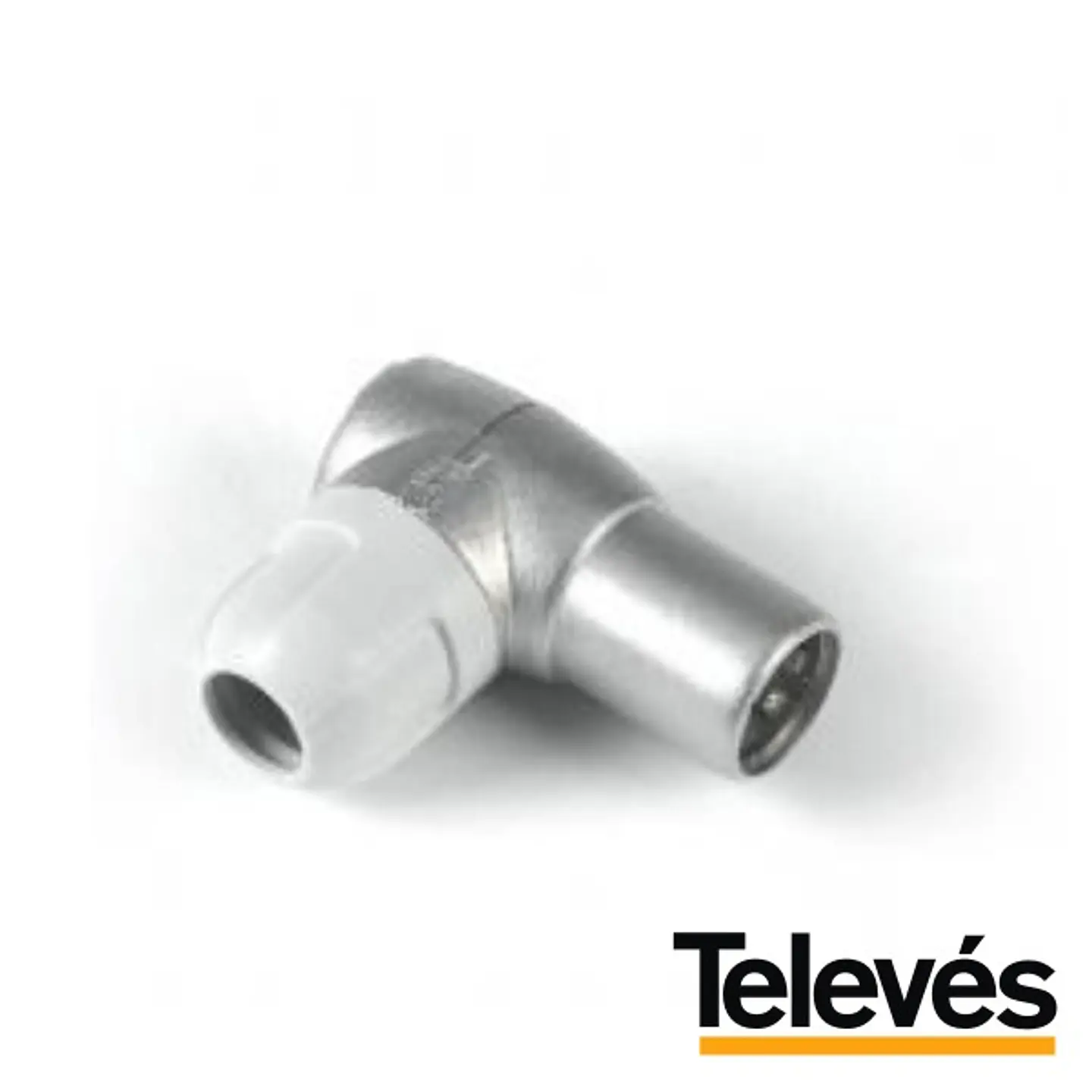 FICHA COAXIAL MACHO 9.5MM ANGULAR TELEVÉS 1