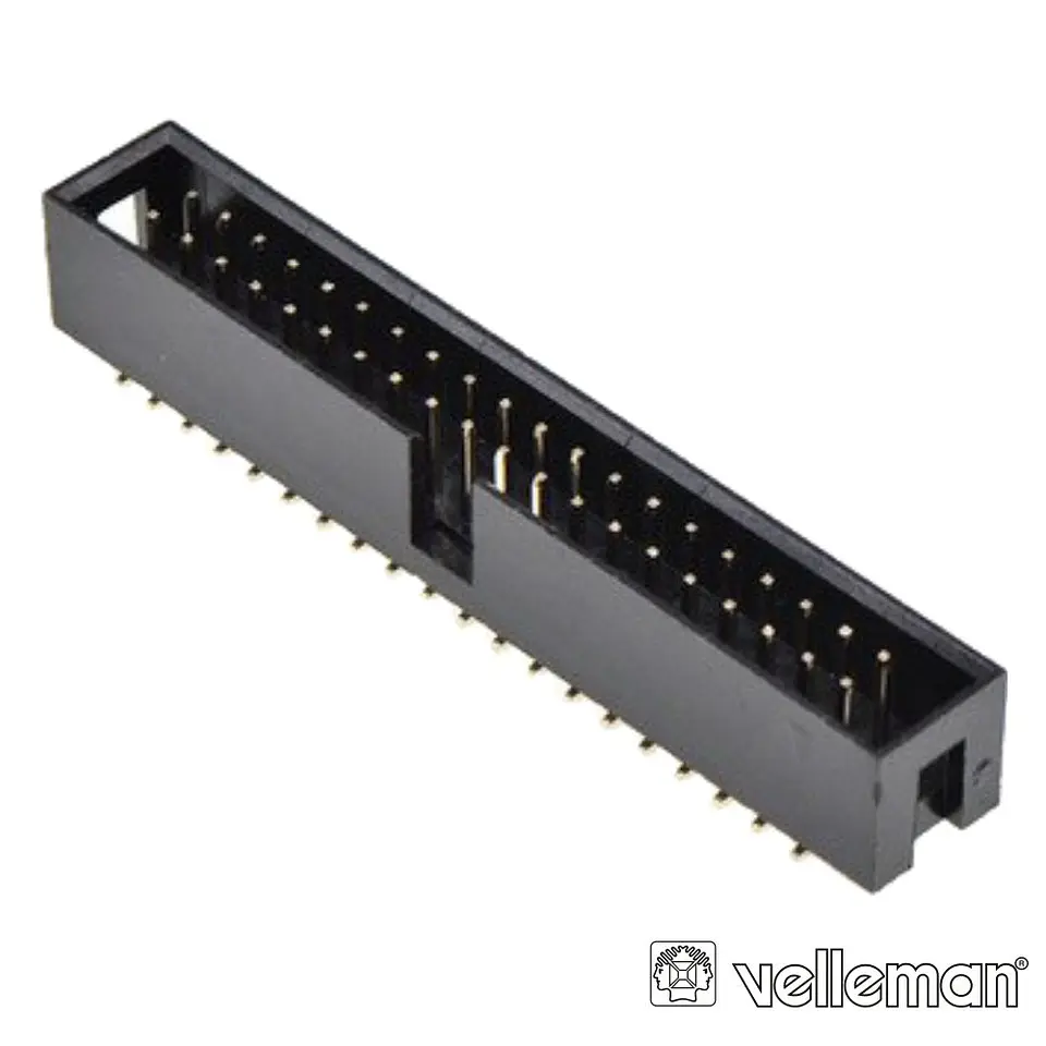 FICHA CONECTORA MACHO P/ CI RECTO 2.54MM 40P VELLEMAN 1