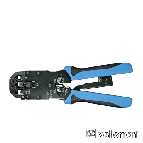 ALICATE P/ CRAVAR 4P4C/6P4C/8P8C/RJ10/RJ11/RJ45