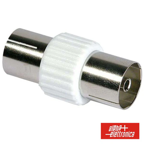 FICHA UNIÃO COAXIAL FÊMEA/FÊMEA