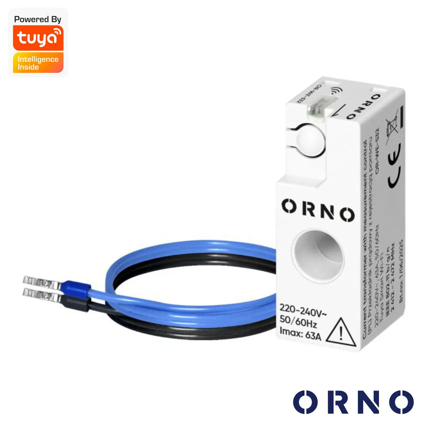 Contador de Energia Trifásico c/transformador 250V/63A WIFI 1