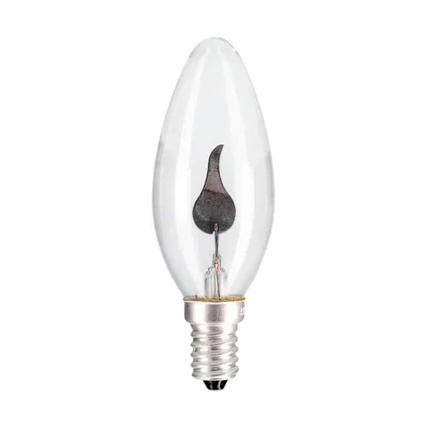 Lãmpada E14 3W B35 230V C/ Efeito Chama PATRON