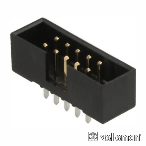 FICHA CONECTORA MACHO P/ CI RECTO 2.54MM 10P VELLEMAN