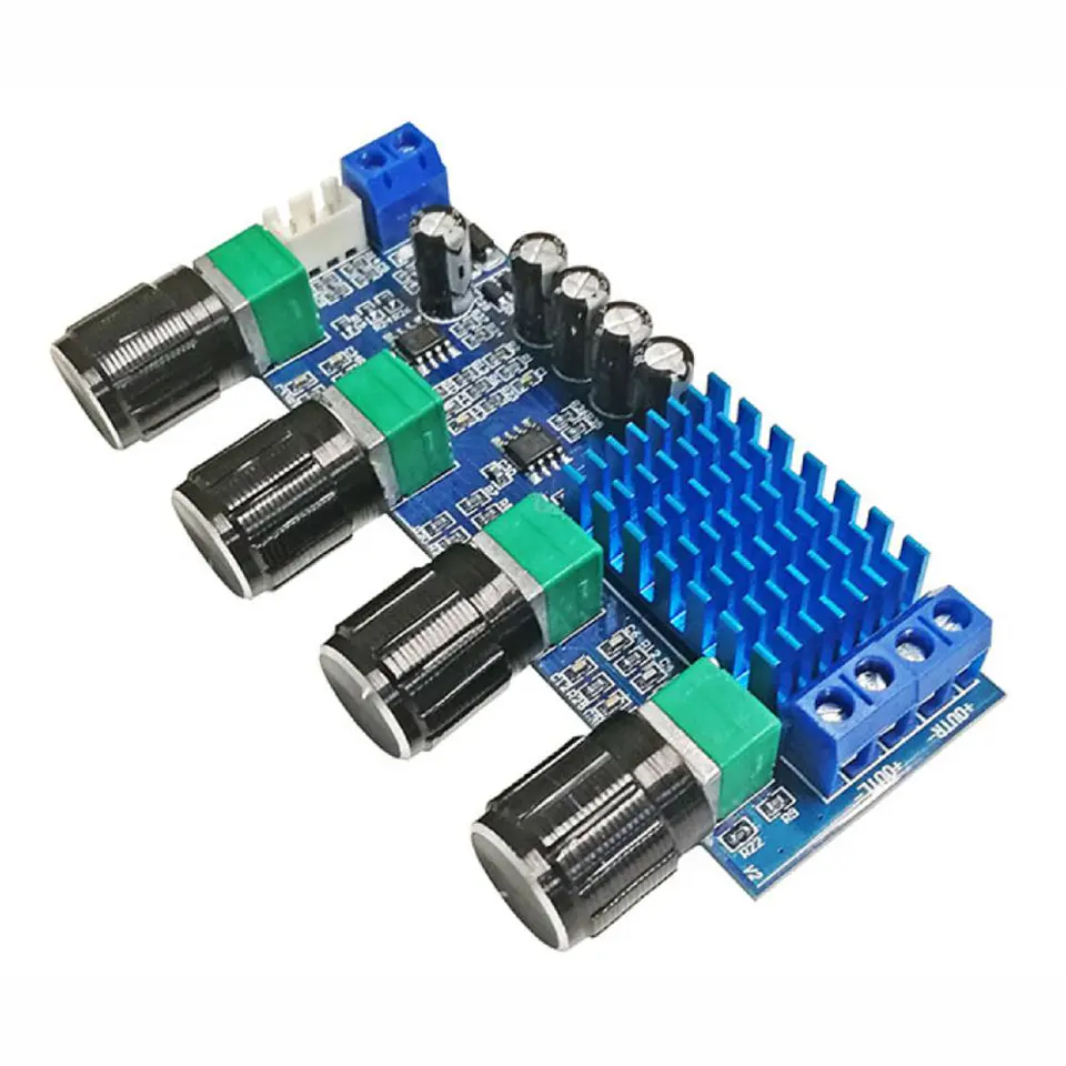 Kit Módulo Amplificador 2 Canais Stereo 2x80W 12-24VDC 1