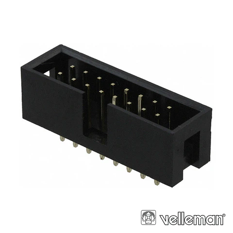 FICHA CONECTORA MACHO P/ CI RECTO 2.54MM 16P VELLEMAN