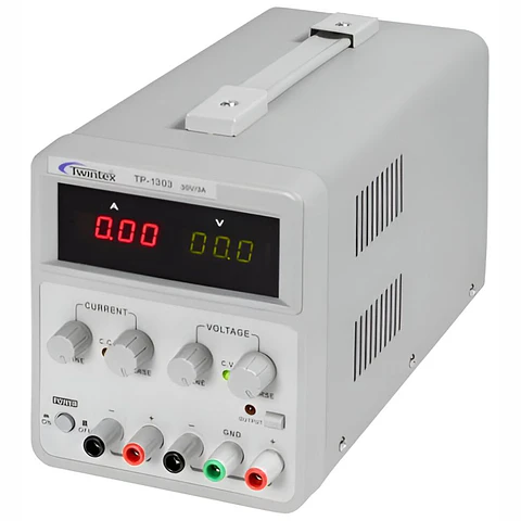 Fonte De Alimentação Digital 0-30V / 0-5A / 5V 1A
