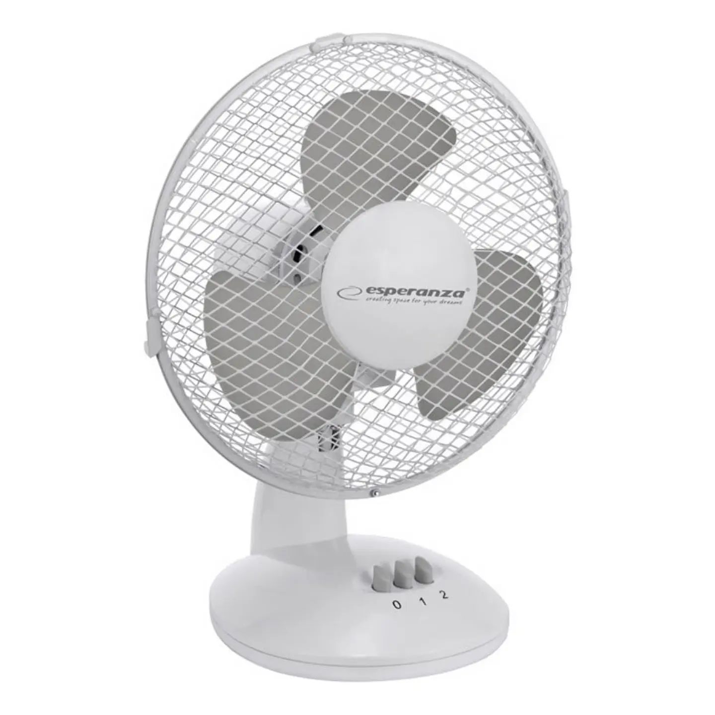 Ventoinha de Mesa Ø23cm 30W 2 Velocidades 1