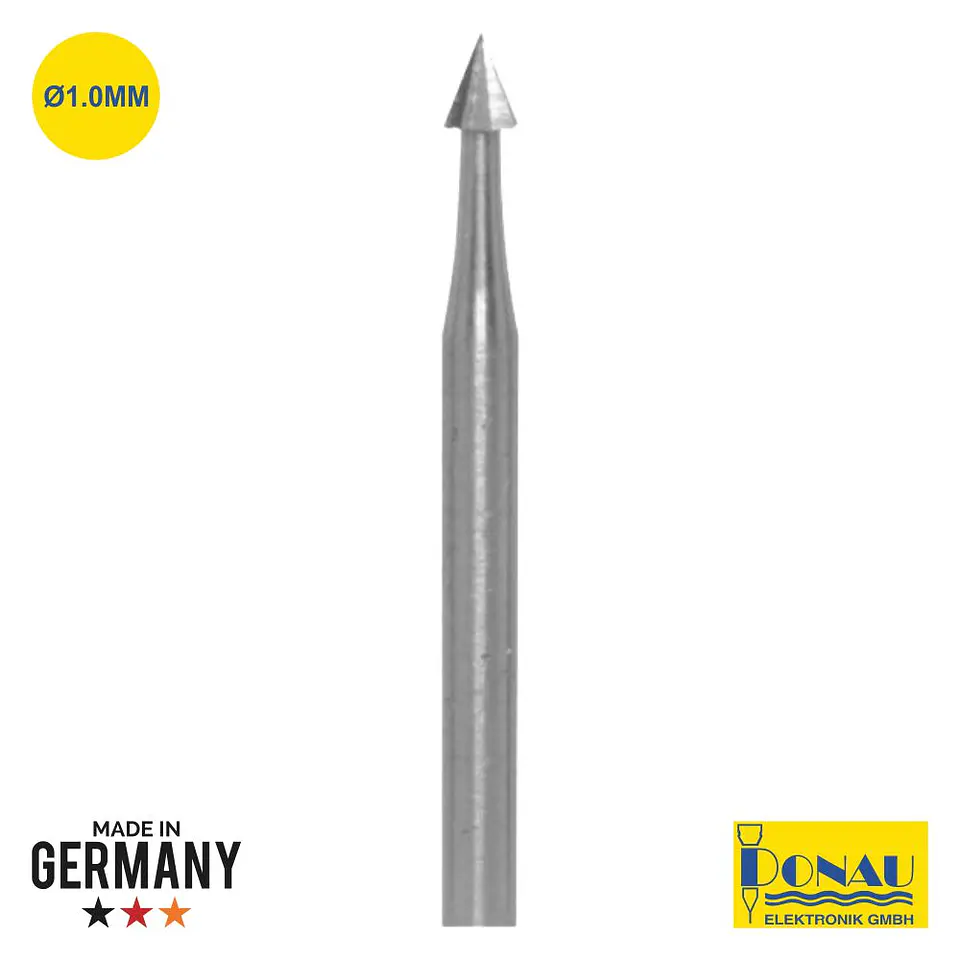 FRESA DE CORTE CÓNICA C/ Ø1.0MM EM AÇO DONAU 1