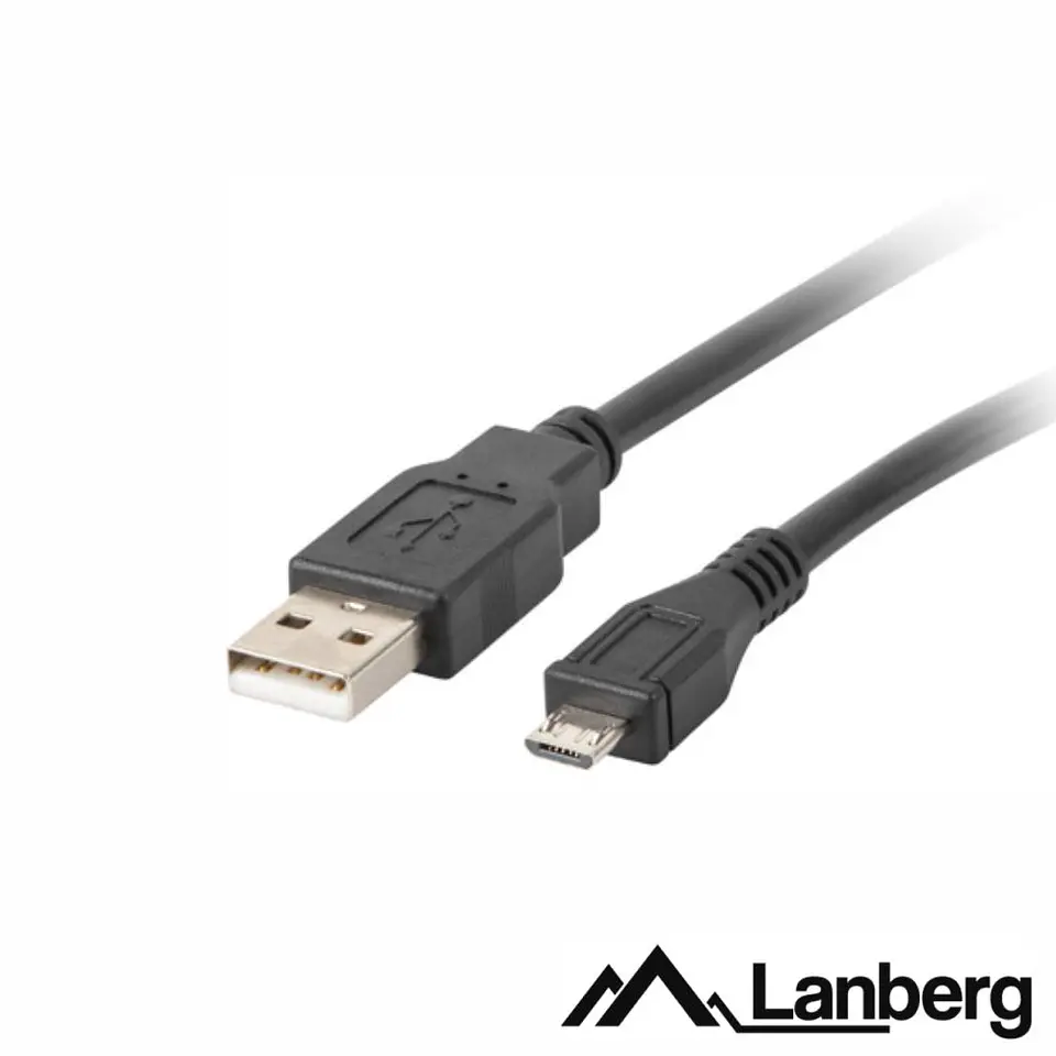 Cabo USB-A 2.0 Macho / Micro USB Macho 1.8m LANBERG 1