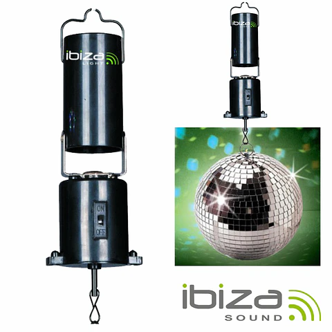 MOTOR P/ BOLA DE ESPELHOS 20CM 1.5VDC IBIZA