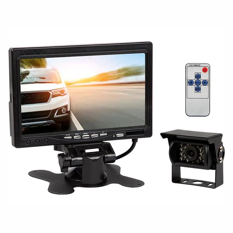 Câmara de Marcha-Atrás P/ Automóvel IP67 + Monitor 7