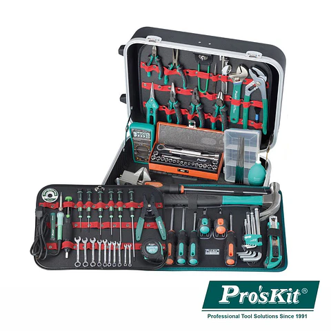 MALA FERRAMENTAS PROFISSIONAL ABS 90 PEÇAS PROSKIT