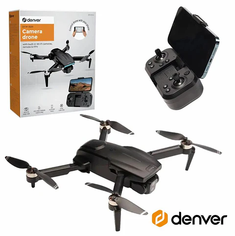 Drone C/ Transmissor 2.4GHz 4 Hélices Wi-Fi FPV DENVER