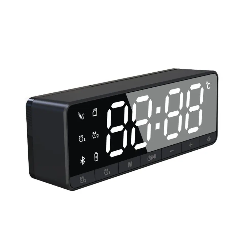 Relógio Despertador Bluetooth/MicroSD 1