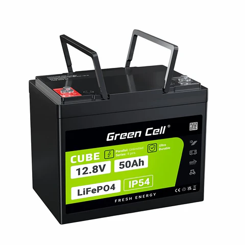 Bateria de Lítio LiFePO4 50A 12.8V GREEN CELL