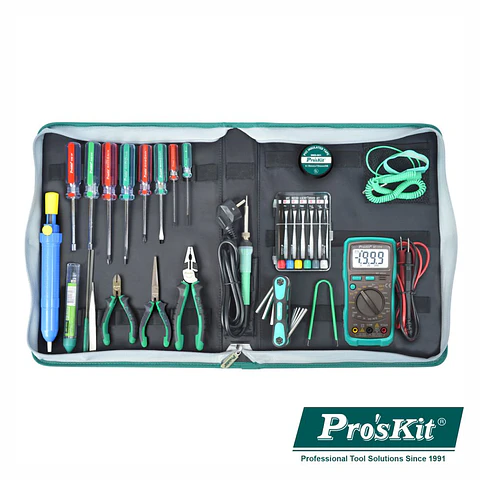Conjunto de Ferramentas Manutenção Electrónica PROSKIT