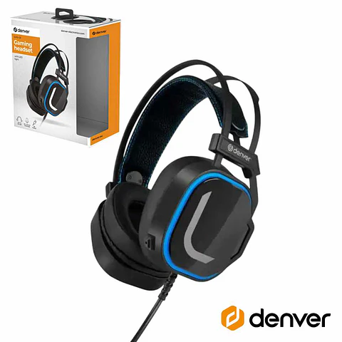 Auscultadores Gaming C/ LED RGB