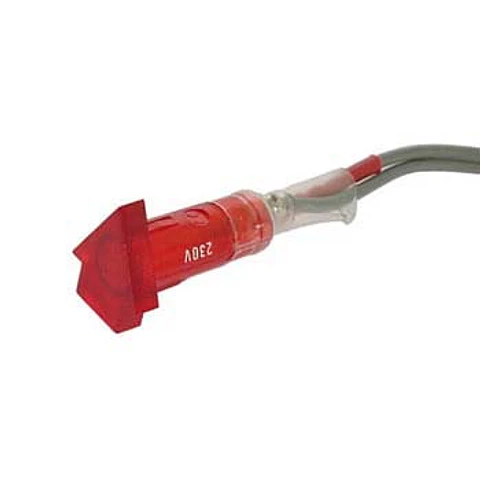 LUZ PILOTO EM FORMA DE FLECHA VERMELHA 220V VELLEMAN