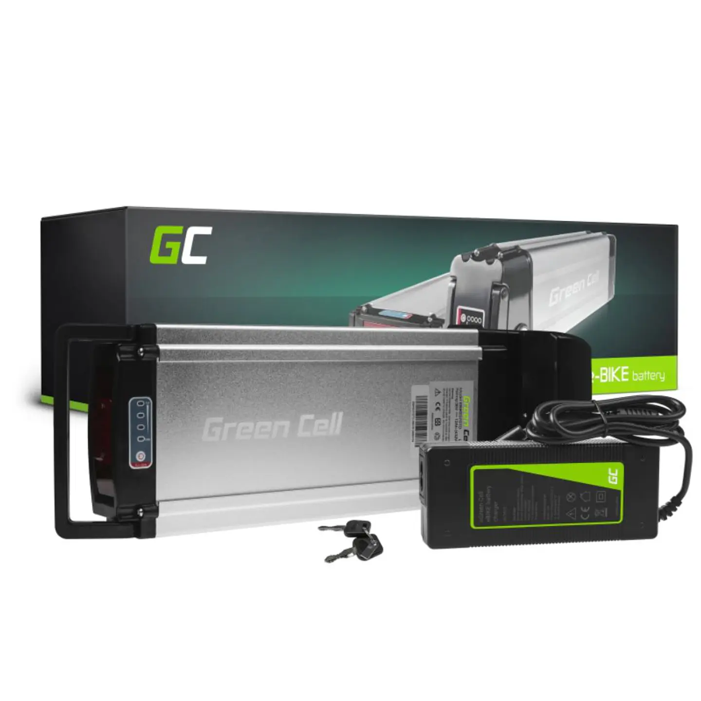 Bateria P/ E-Bike 36V 12Ah C/ Carregador GREEN CELL 1
