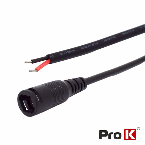 Cabo Alimentação DC Macho 5.5x2.5mm 0.10M PROK