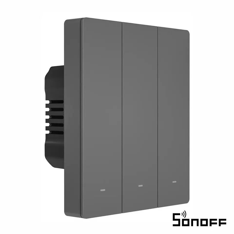 Interruptor Parede Triplo Encastrar WiFi+RF 3 Gang SONOFF 1