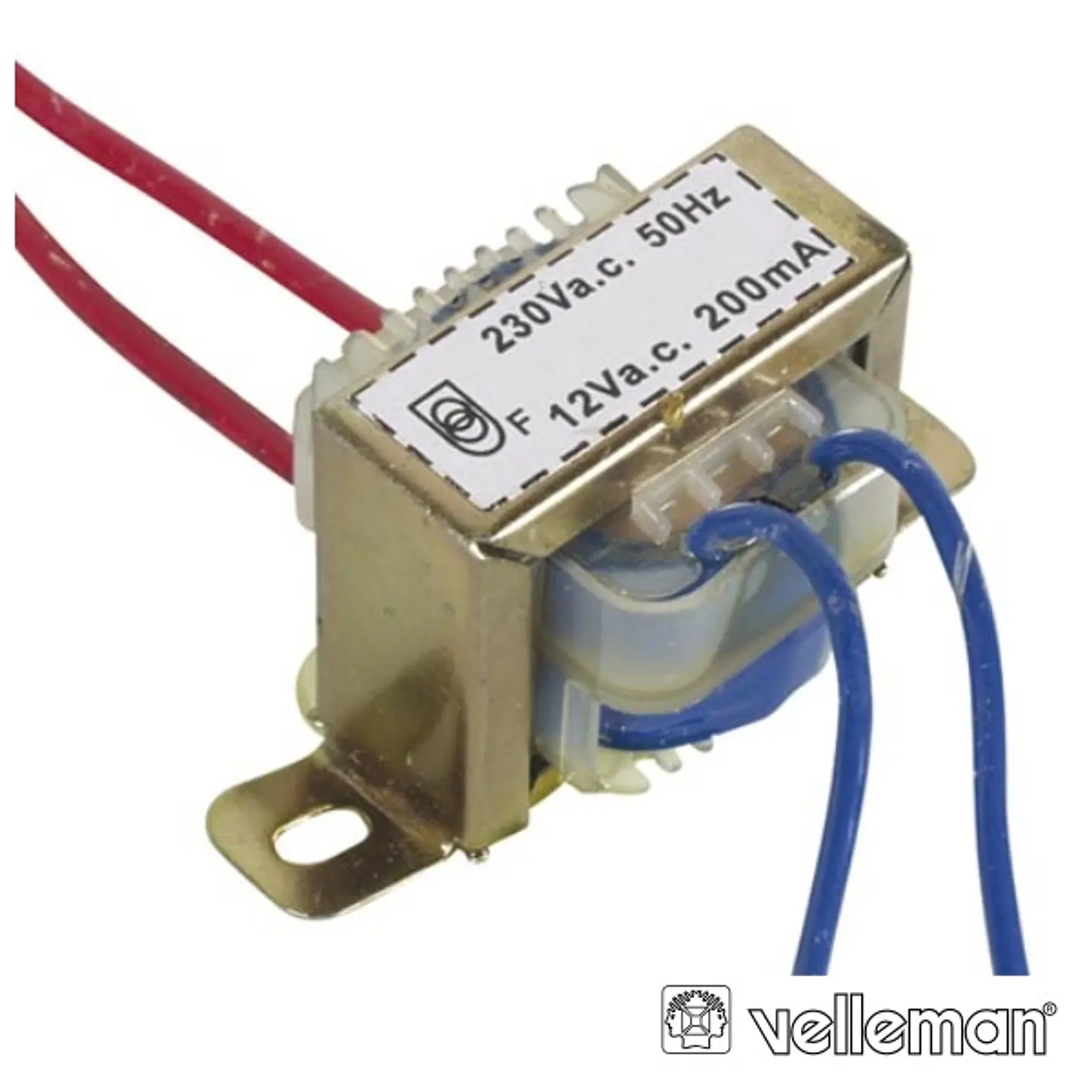 TRANSFORMADOR 2.4VA 1X12V VELLEMAN 1