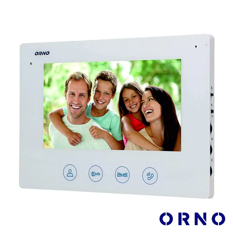 Monitor P/ Vídeo Porteiro 7" Branco CERES ORNO