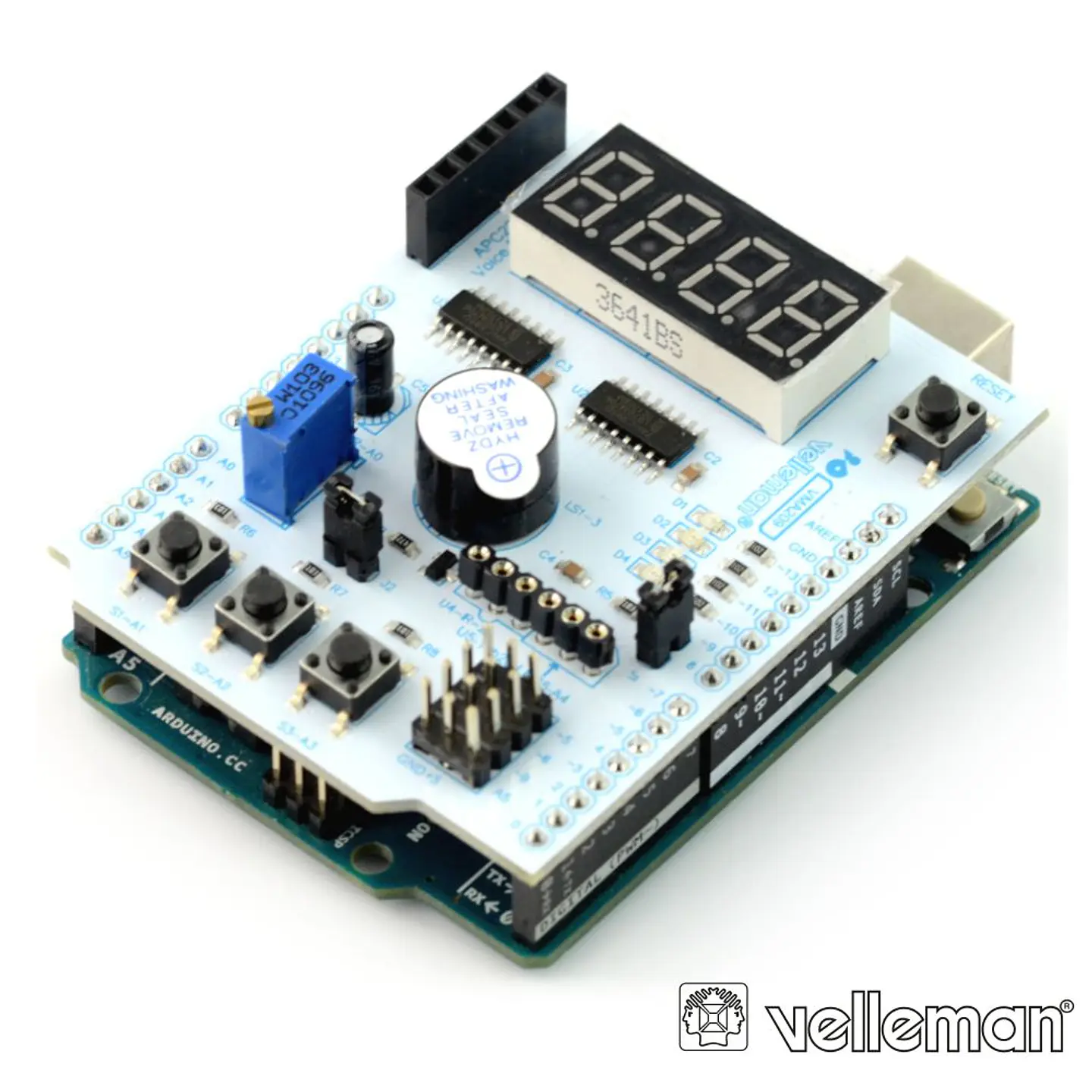 Placa de Expansão Multifunções para Arduino VELLEMAN 1