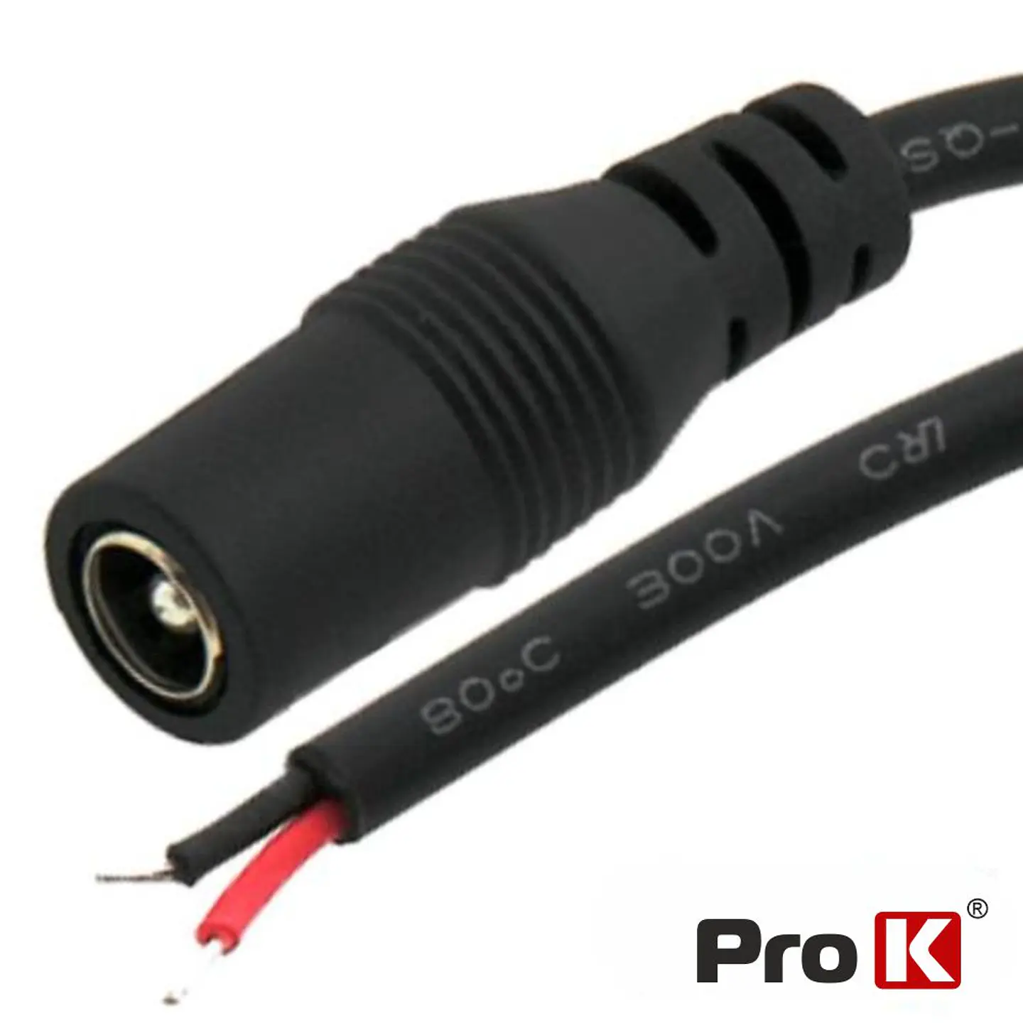 Cabo Alimentação DC Macho 5.5x2.5mm 0.15M PROK 1